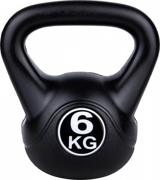 Fitforce 6kg Kettlebell schwarz Kugelhantel